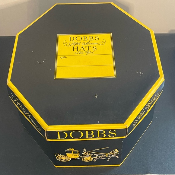 Vintage Dobbs 5th Avenue Brown Fedora Size 7.25 with...